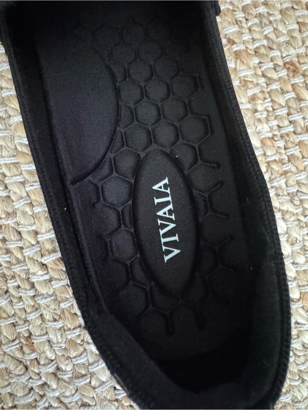 Vivaia Francesca black platform penny loafers w-6.5. - Picture 3 of 4